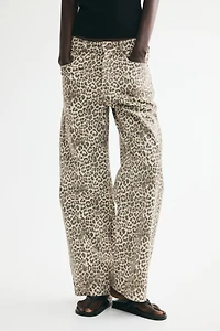 Wide-Leg Regular Waist Jeans