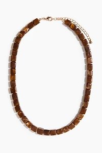 Collier avec perles fantaisie