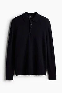 Regular Fit Wool Polo Sweater