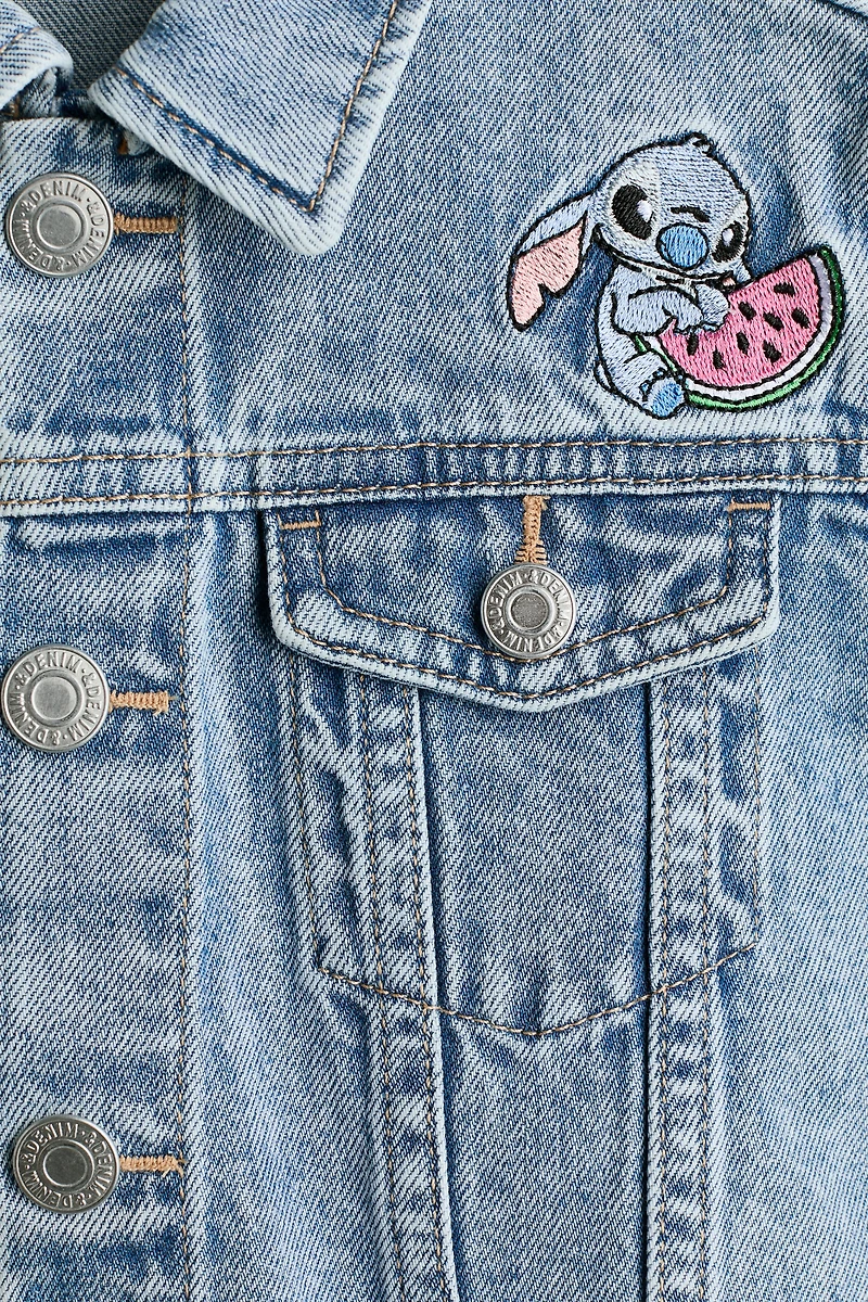 Printed Denim Jacket