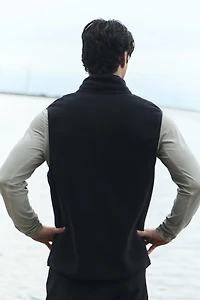 Regular-Fit Teddy Fleece Sports Vest