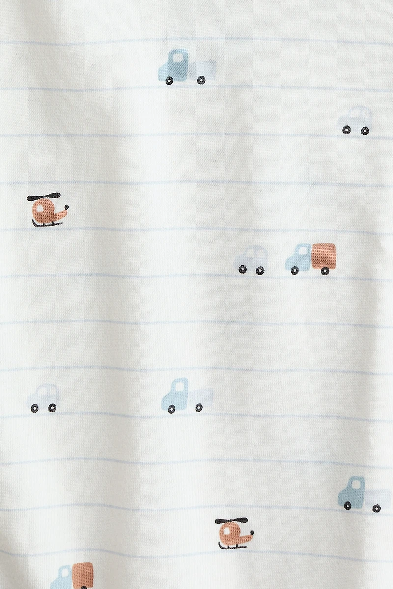 Lot de 2 T-shirts à manches longues en jersey