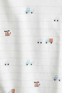 Lot de 2 T-shirts à manches longues en jersey