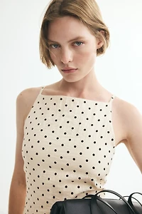 Sleeveless Crêpe Dress
