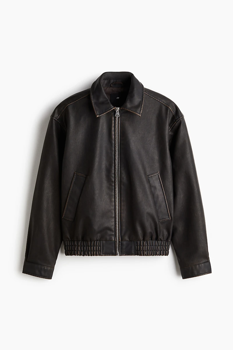 Loose-Fit Washed-Look Jacket