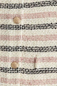 Gilet texturé scintillant