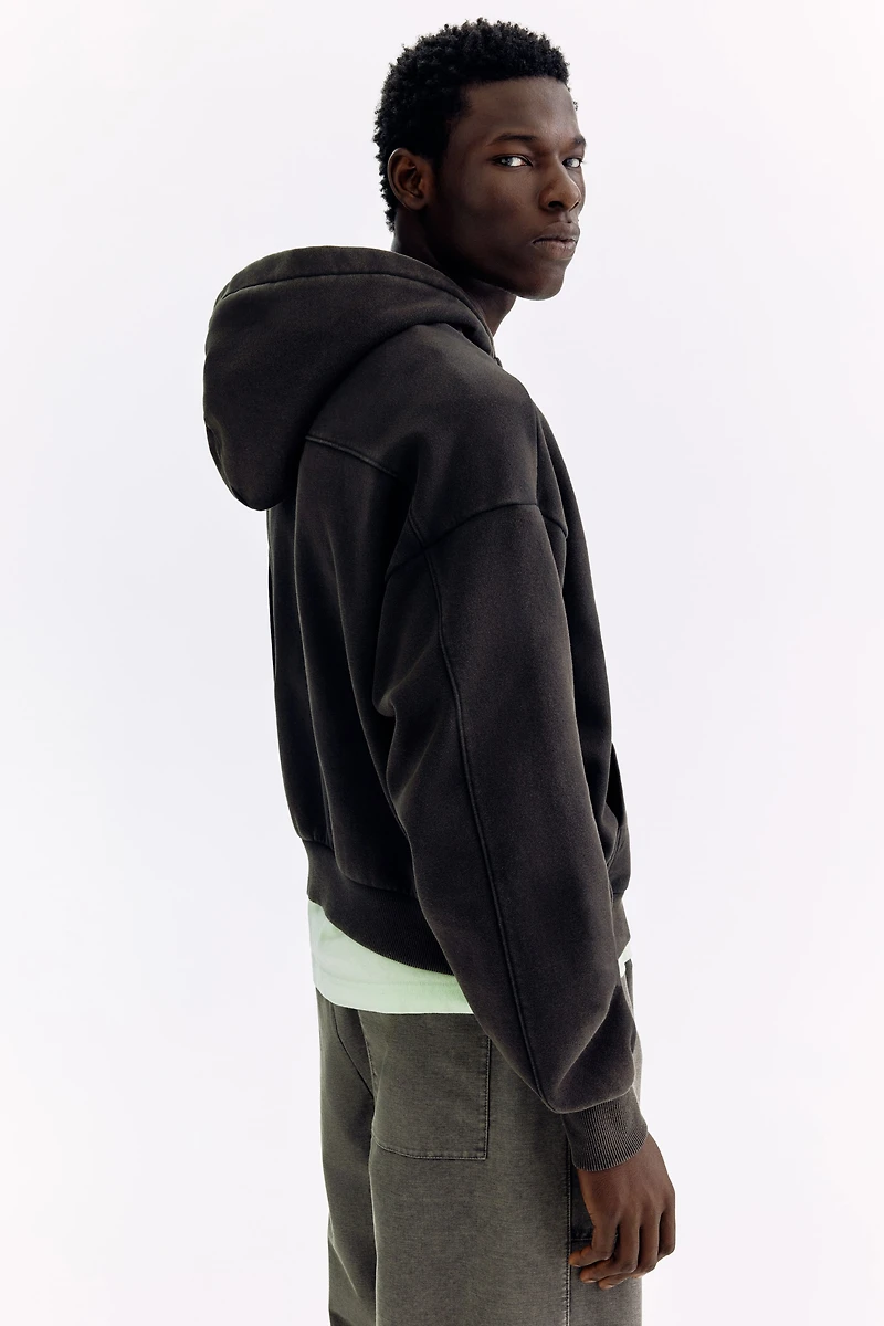 Veste imprimée grande taille avec capuche