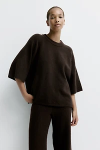 Short-Sleeved Sweater