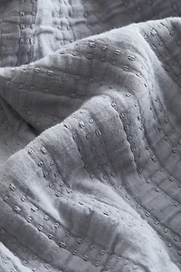 Quilted Cotton Cushion Cover
