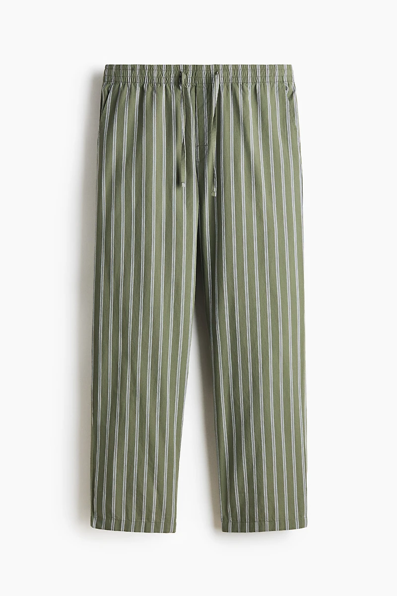 Relaxed-Fit Poplin Pants