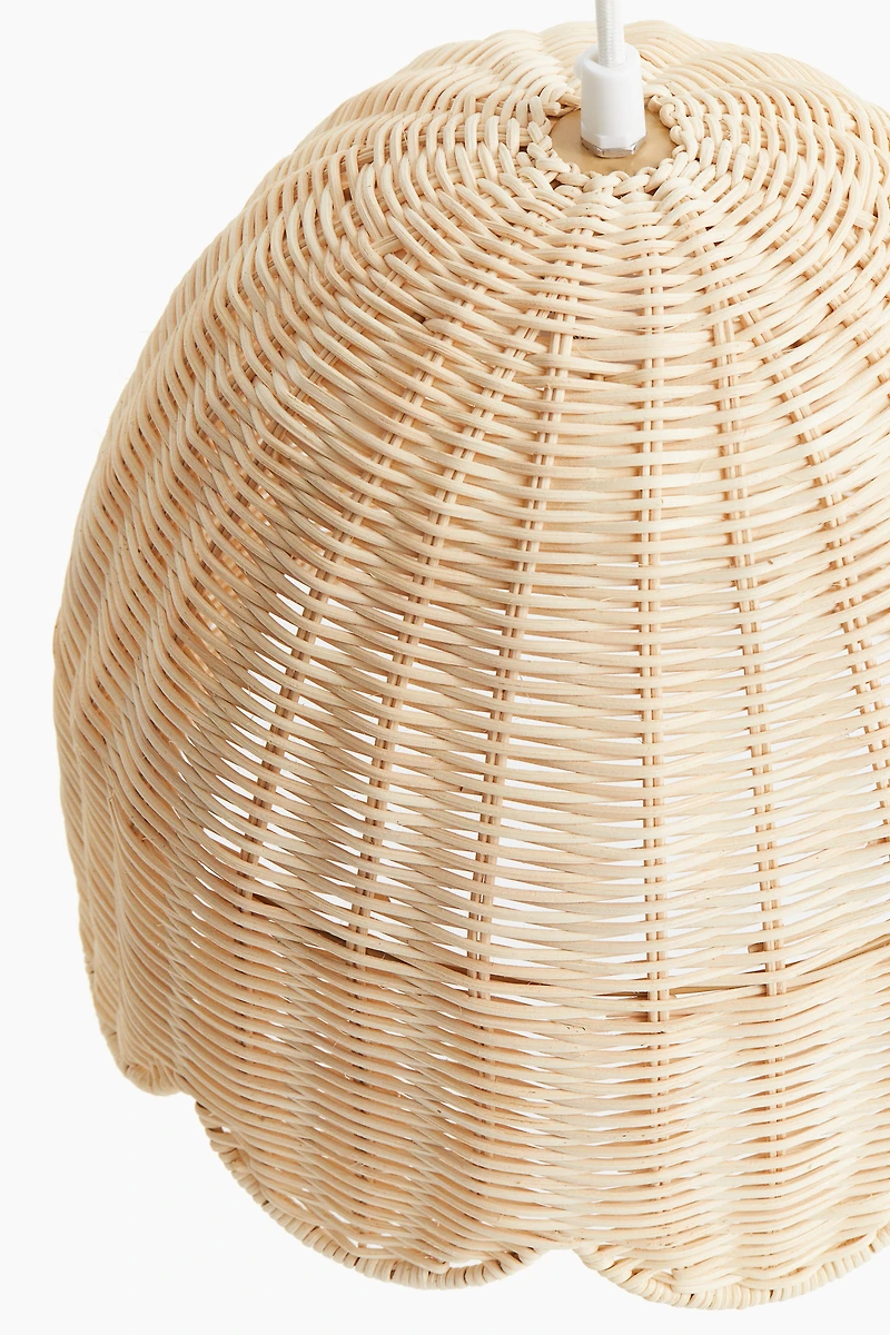 Lampe suspendue en rotin pour chambre d'enfant