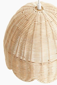 Lampe suspendue en rotin pour chambre d'enfant