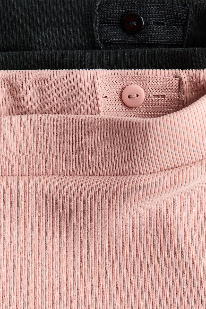 2-Pack Ribbed Bike Shorts