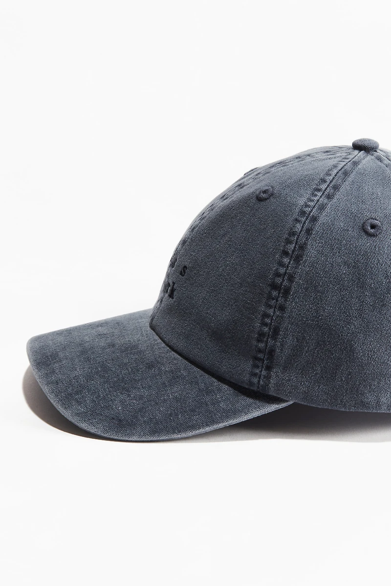 Casquette en coton avec broderie