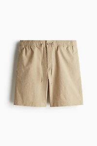 Relaxed-Fit Seersucker Shorts