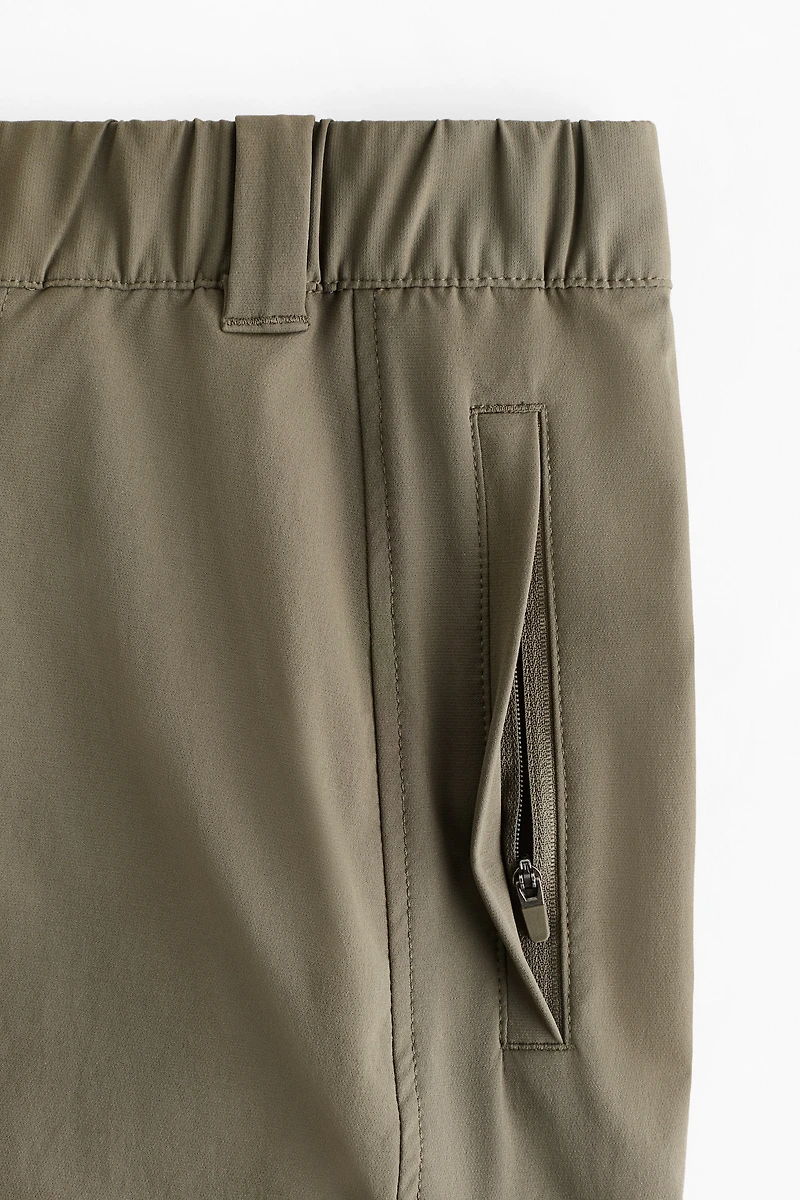 Barrel-Leg Convertible Pants