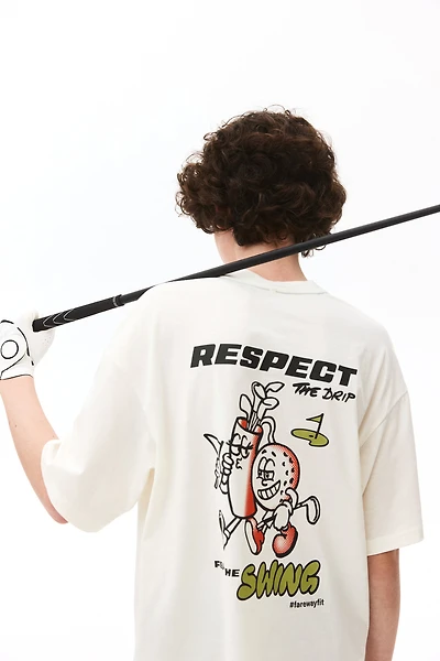 Relaxed-Fit Boxy Sports T-Shirt with DryMove™