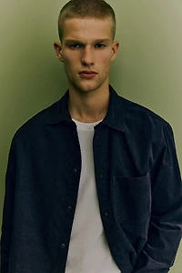 Regular Fit Corduroy Shirt