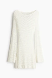 Pointelle-Knit Beach Dress