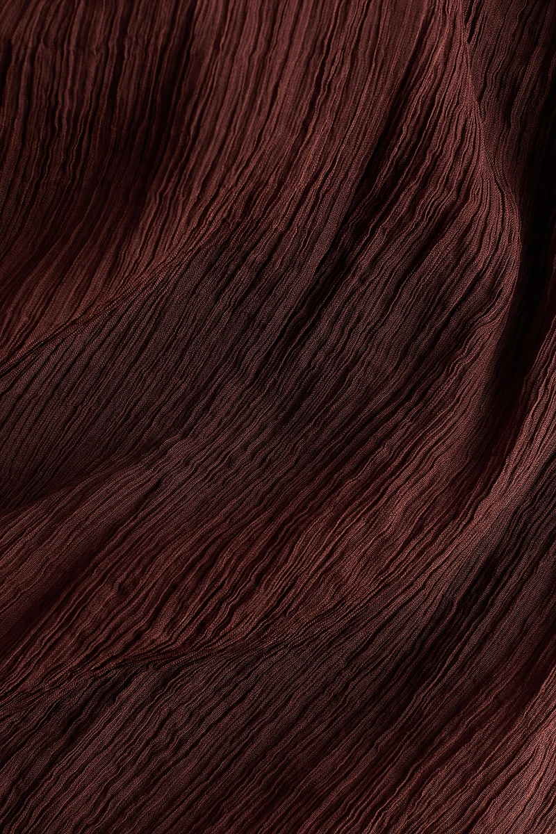 Haut en mousseline avec col écharpe