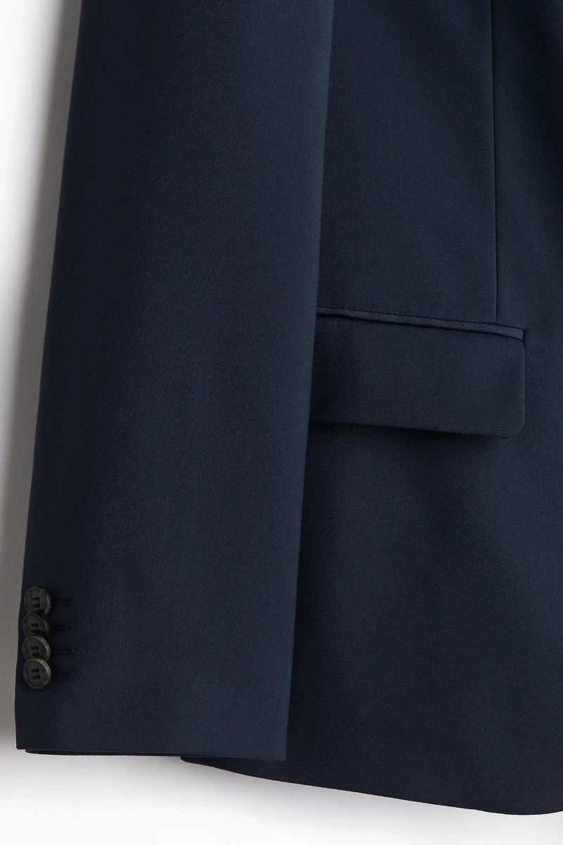 Skinny-Fit Single-Breasted Jacket