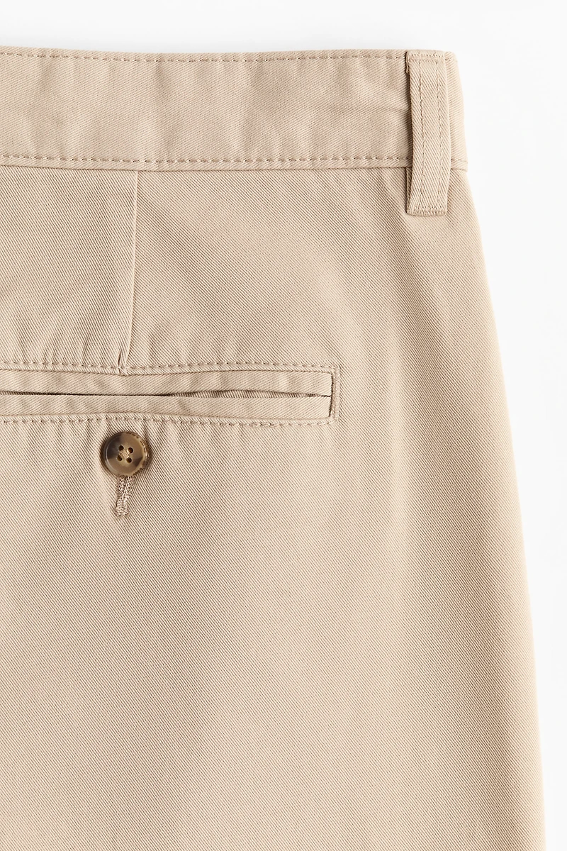 Pantalon de coutil décontracté en sergé coton