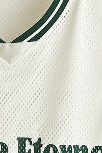 Camisole décontractée en filet imprimé