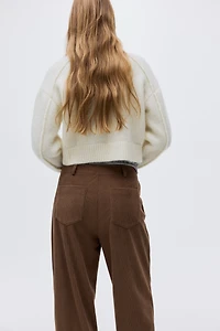 Pantalon en velours côtelé