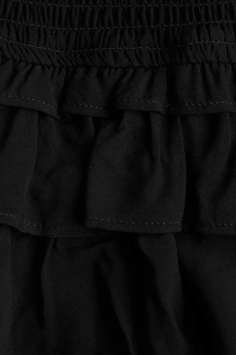Tiered Mini Skirt