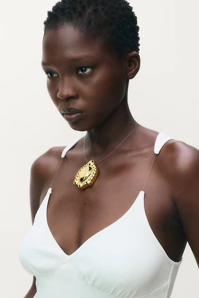 Wire Pendant Necklace