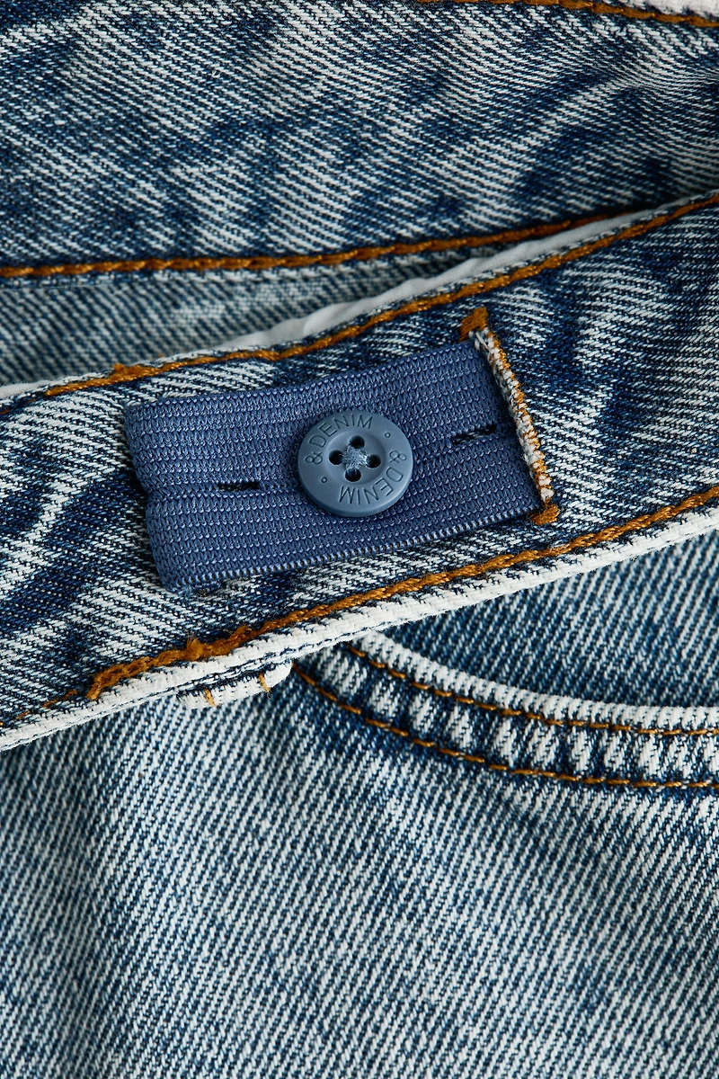 Loose-Fit Denim Shorts