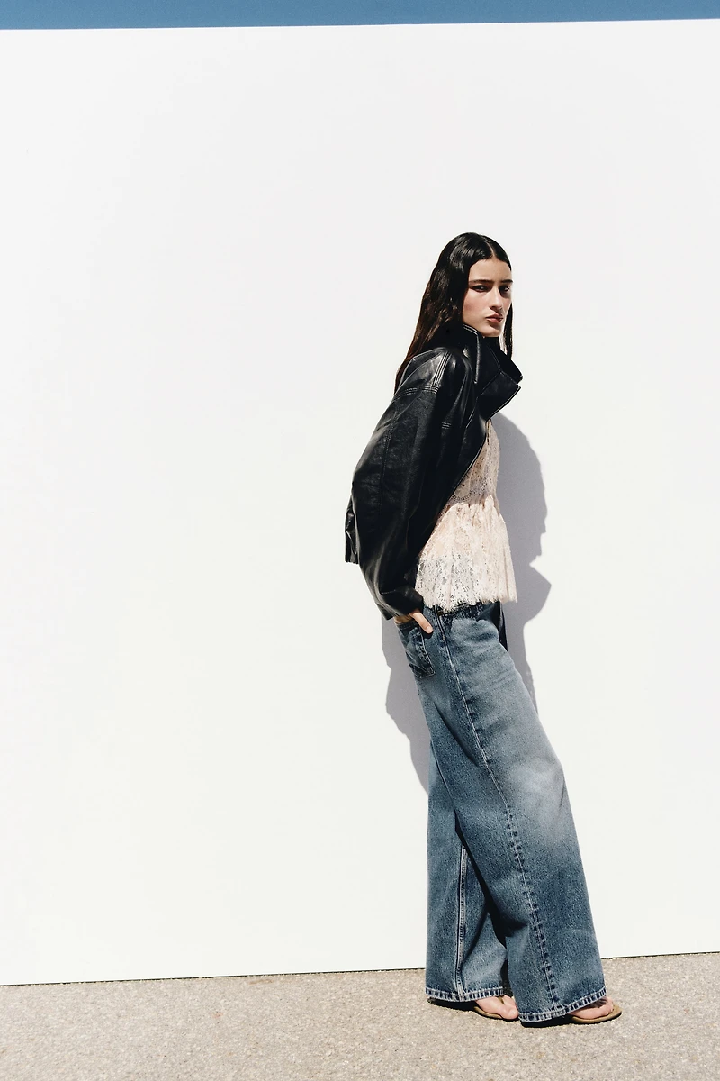 Oversized Bubble-Hem Jacket