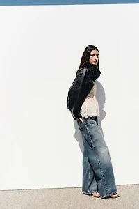 Oversized Bubble-Hem Jacket