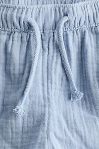 Cotton Muslin Shorts