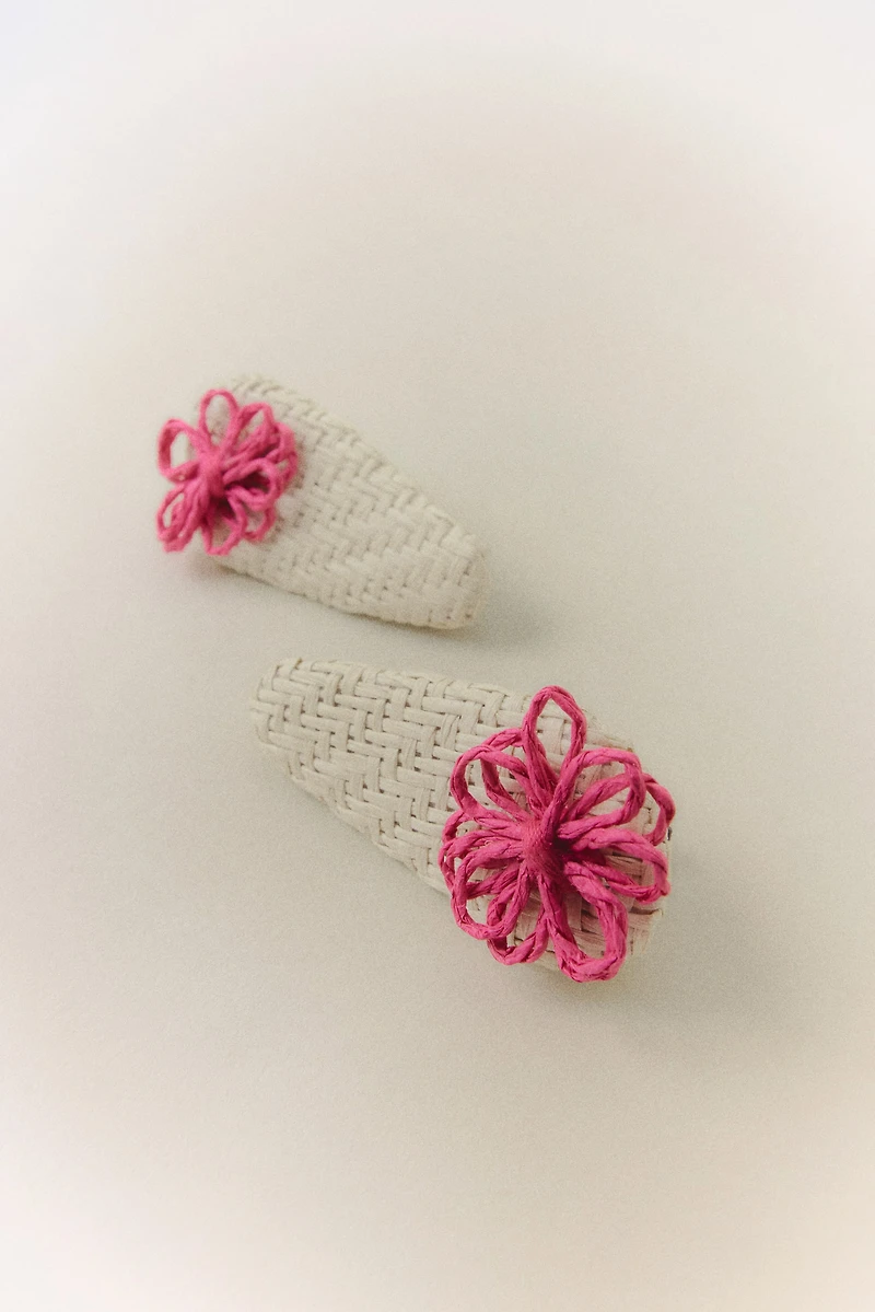 2-Pack Straw Hair Clips
