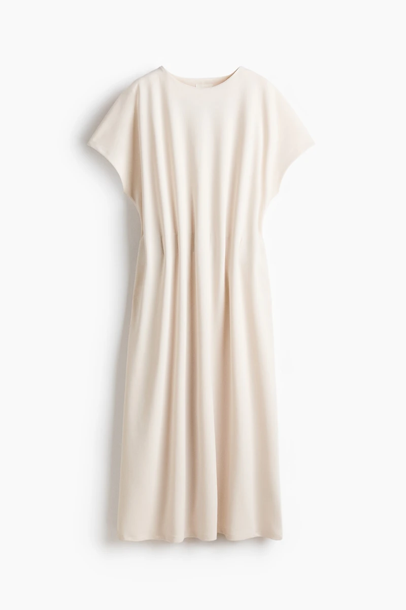 Tapered-Waist Jersey Dress