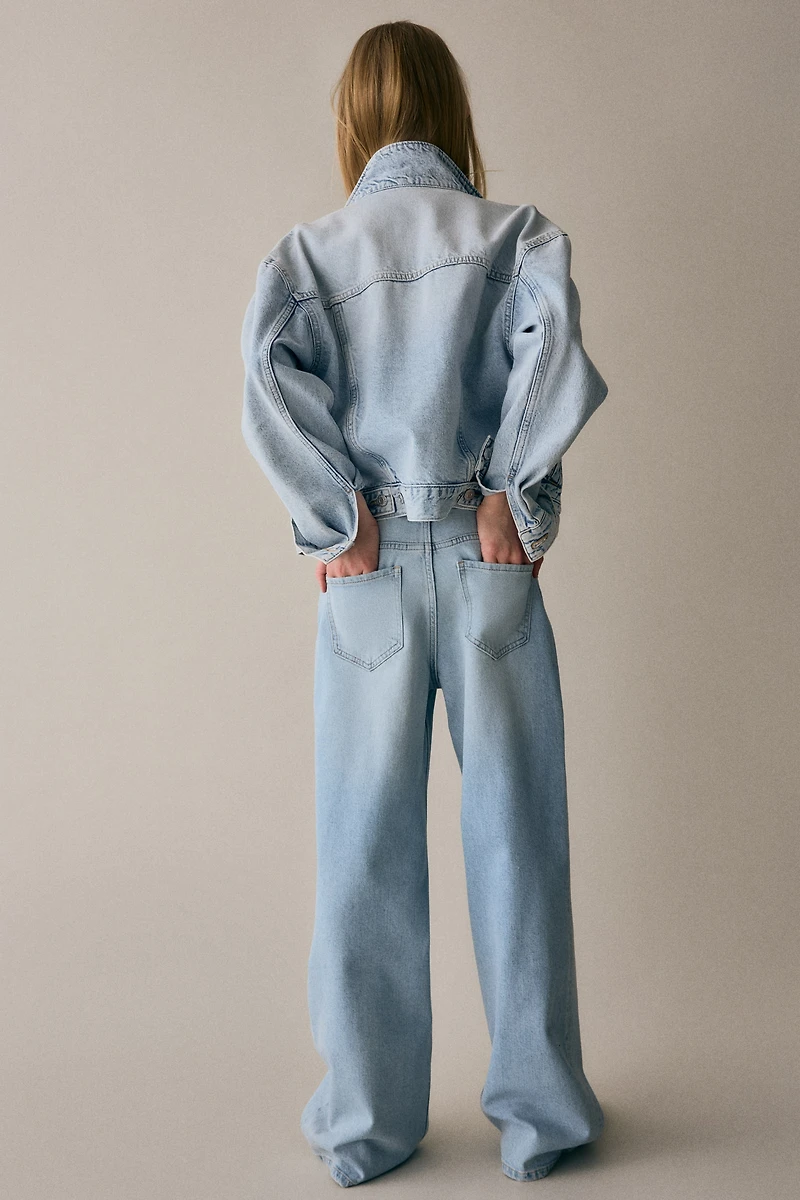 Baggy Fit Bootcut Jeans