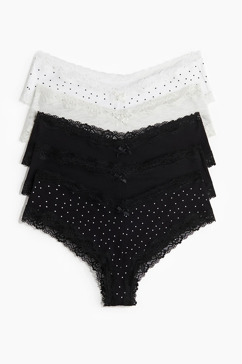 Lot de 5 culottes Hipster