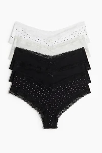 Lot de 5 culottes Hipster