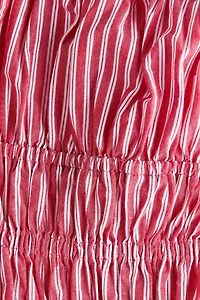 Drawstring-Detail Cotton Bandeau Top