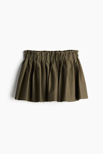 Pleated Mini Skirt