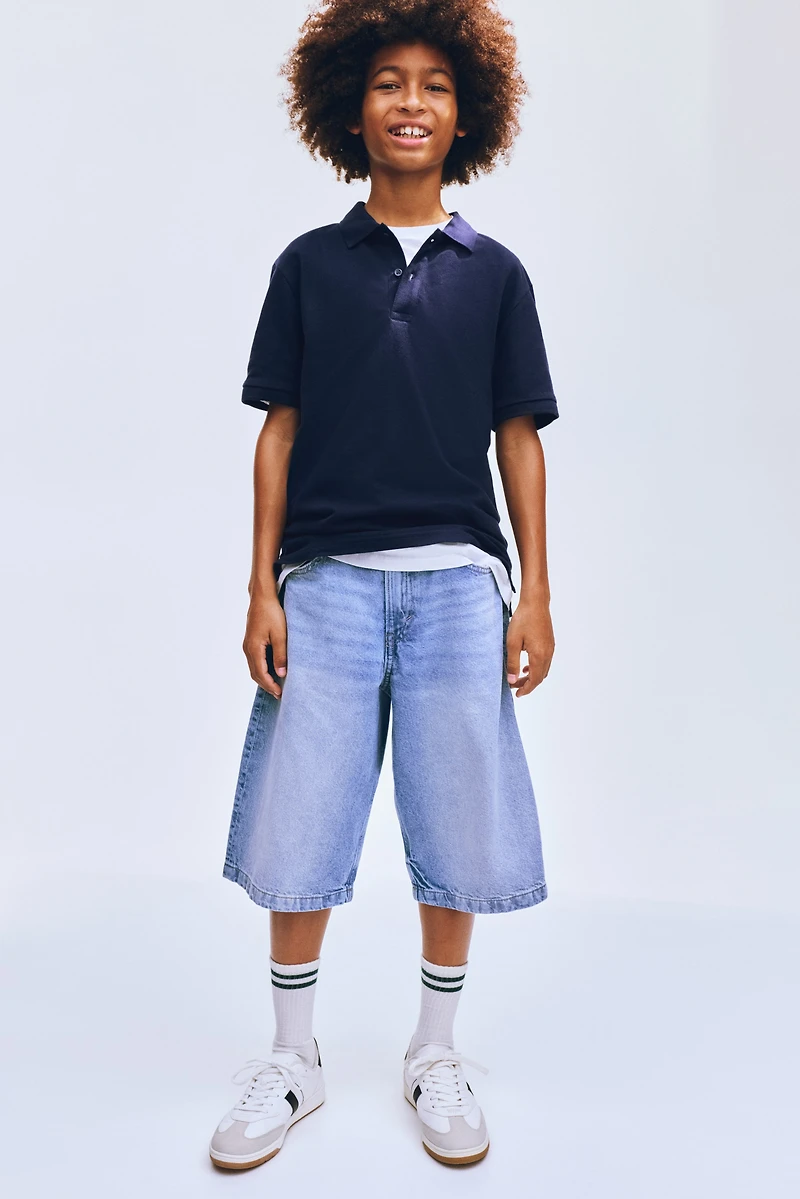 Cotton Pique Polo Shirt