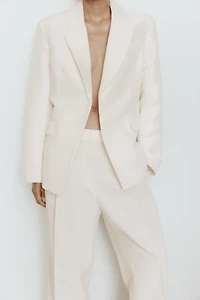 Pantalon sur mesure en lin mélangé