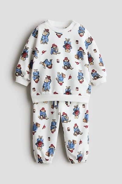 2-Piece Printed Sweatsuit