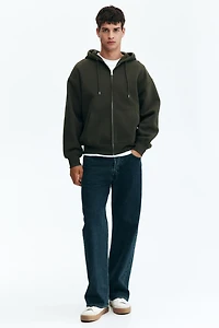 Oversized-Fit Hooded Jacket