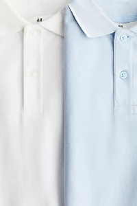 2-Pack Piqué Polo Shirts