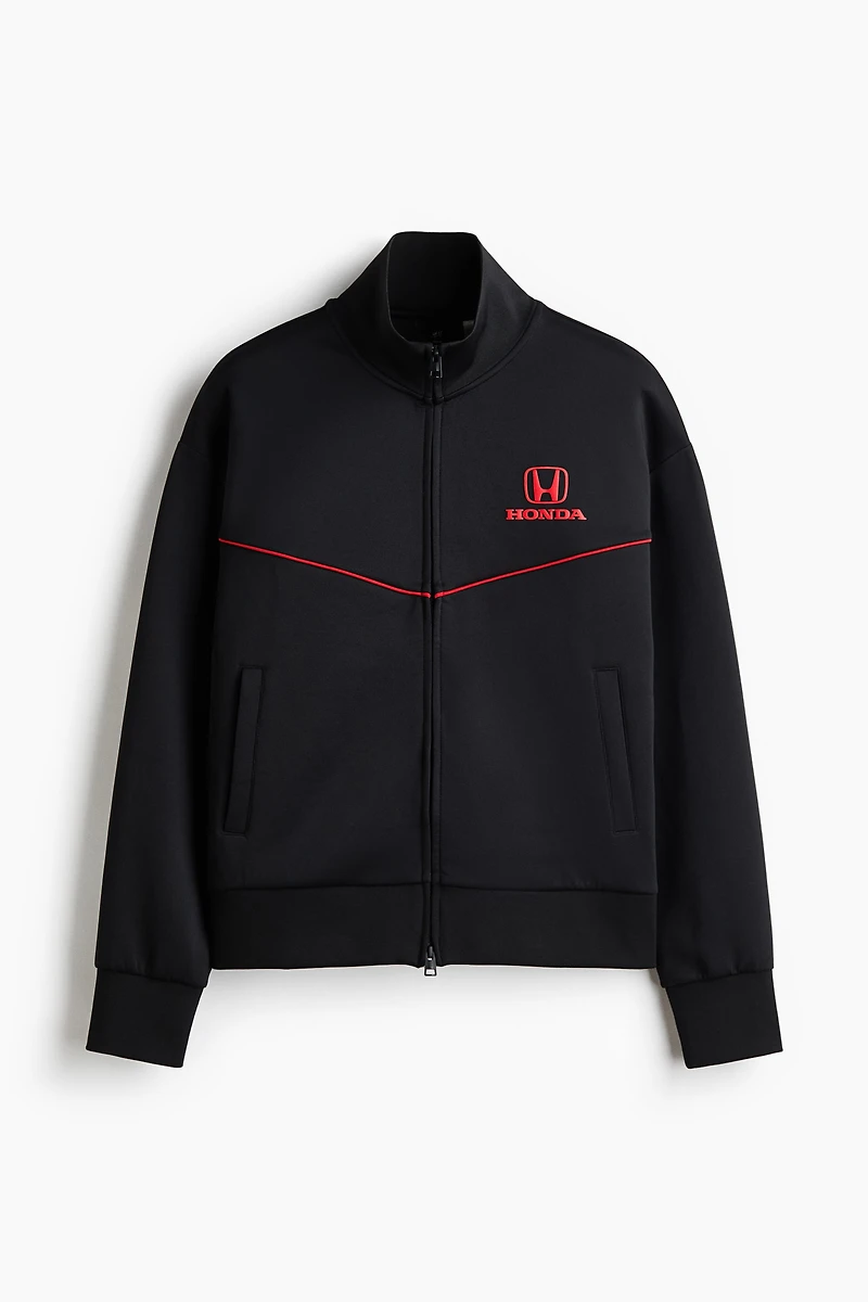 Loose-Fit Scuba Track Jacket