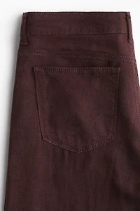 Pantalon large en lin mélangé