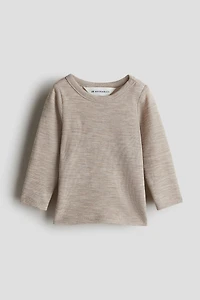 T-shirt en jersey de laine