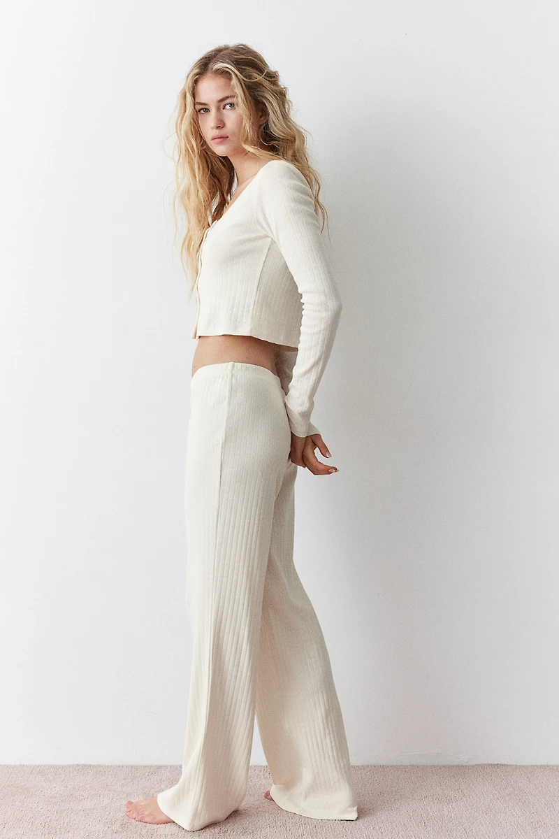 Pyjama en pointelle de coton